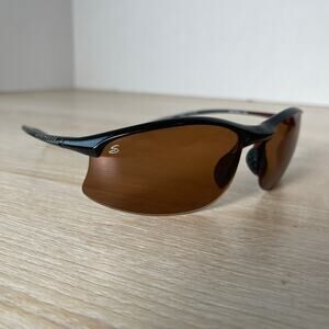 Serengeti Maestrale 7354 Sunglasses Wrap Red Tint Lenses Sport Polarized Japan